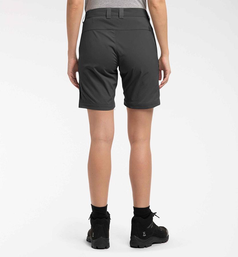 Haglöfs Womens Mid Fjell Shorts Black New Zealand 68297ASDZ